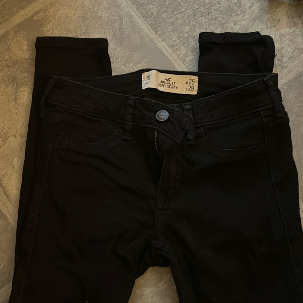 Hollister super skinny black jeans